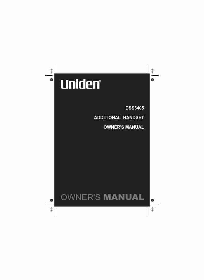 Uniden Cell Phone Accessories DSS3405-page_pdf